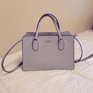 Kate Spade Laurel Way Reese Satchel Grey